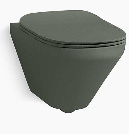 EWC W/H W/O SEAT COVER FOR 27791IN-HL1 ( BOLT DISTANCE 7INCH)- KOHLER LUXURY - ( HONED LUSH - LUXURY - 0x0 mm - 0inchX0inch )