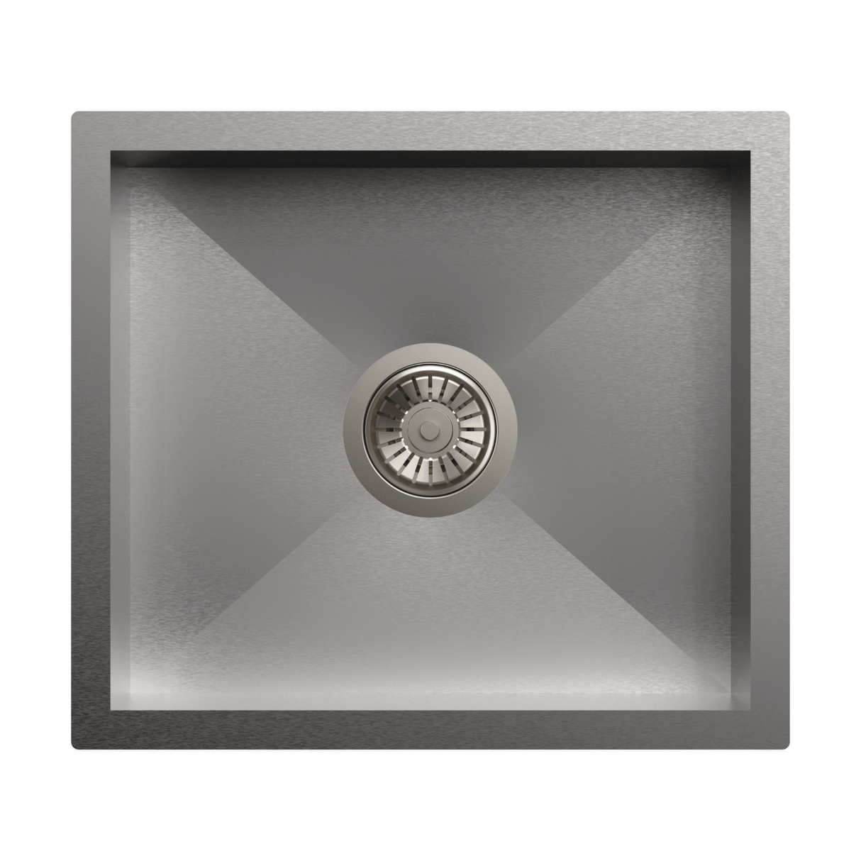 1 BOWL W/O DRAIN BOARD (DEPTH 8INCH)THK 0.8MM  - CARYSIL -  ( MATT FINISH - QUADRO CLASSIC - 457x406 mm - 18inchX16inch )