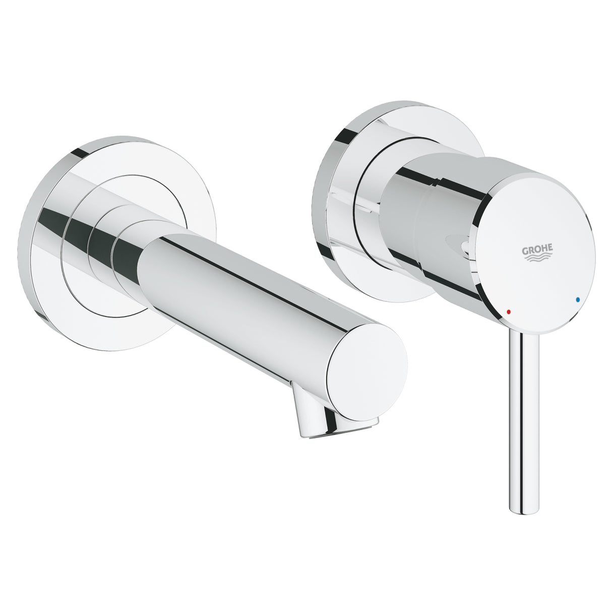 CONCETTO 2-HOLE, 1-HANDLE WALL-MOUNT BASIN MIXER, S SIZE - GROHE -  ( CHROME - G3 - CONCETTO - 0x15 mm - 0inchX0.5inch )