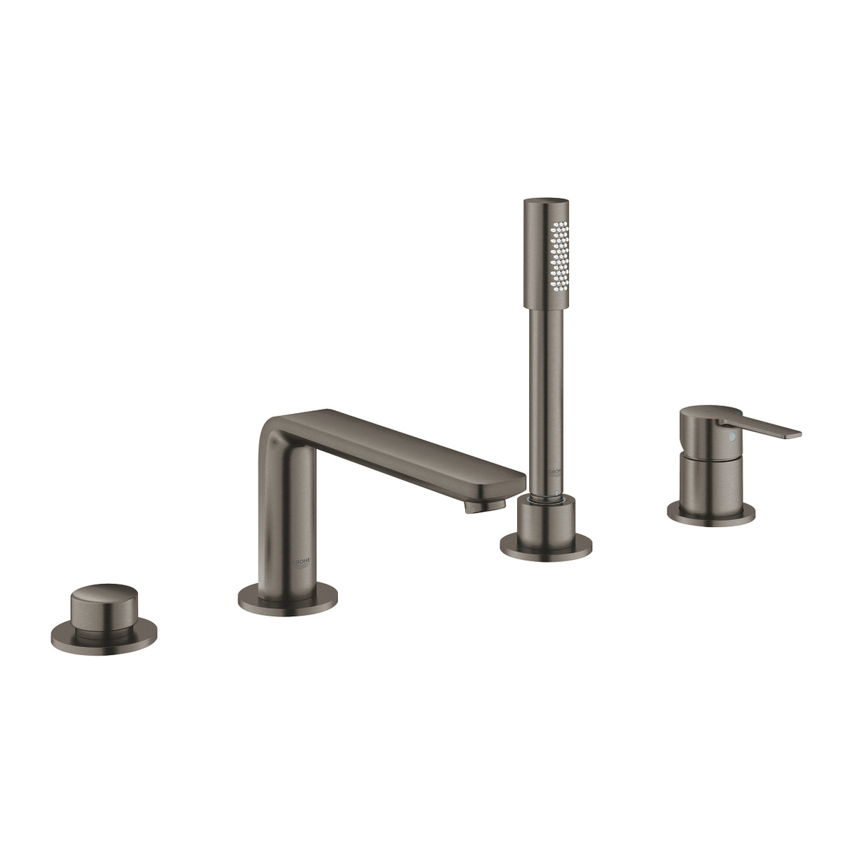 LINEARE 4-HOLE 1-HANDLE BATH COMBINATION - GROHE - ( BRUSHED HARD GRAPHITE - G5 - LINEARE - 0x0 mm - 0inchX0inch )