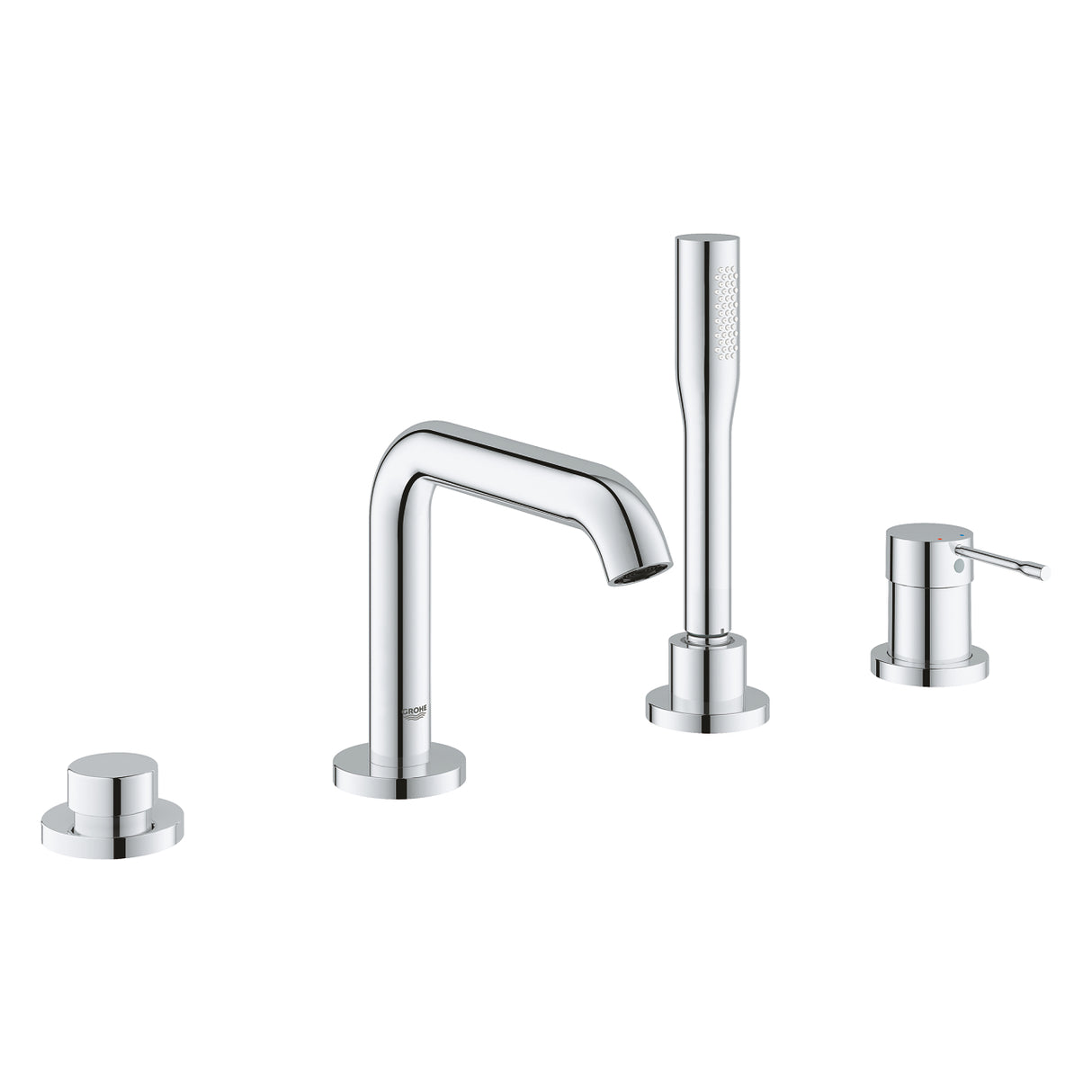 ESSENCE 4-HOLE 1-HANDLE BATH COMBINATION - GROHE - ( CHROME - G4 - ESSENCE - 0x0 mm - 0inchX0inch )