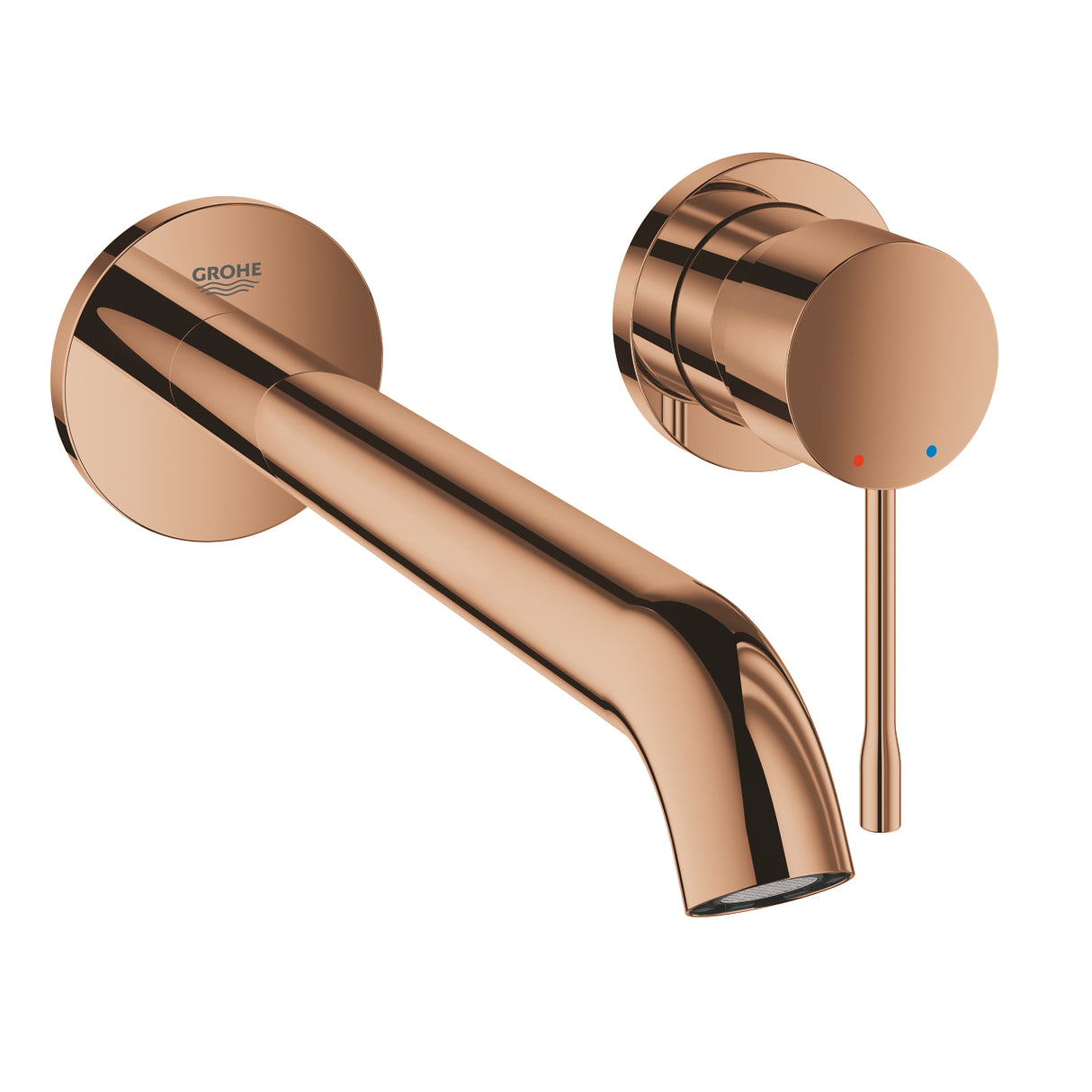 ESSENCE 2-HOLE, 1-HANDLE WALL-MOUNT BASIN MIXER, L SIZE - GROHE - ( WARM SUNSET - G5 - ESSENCE - 0x15 mm - 0inchX0.6inch )