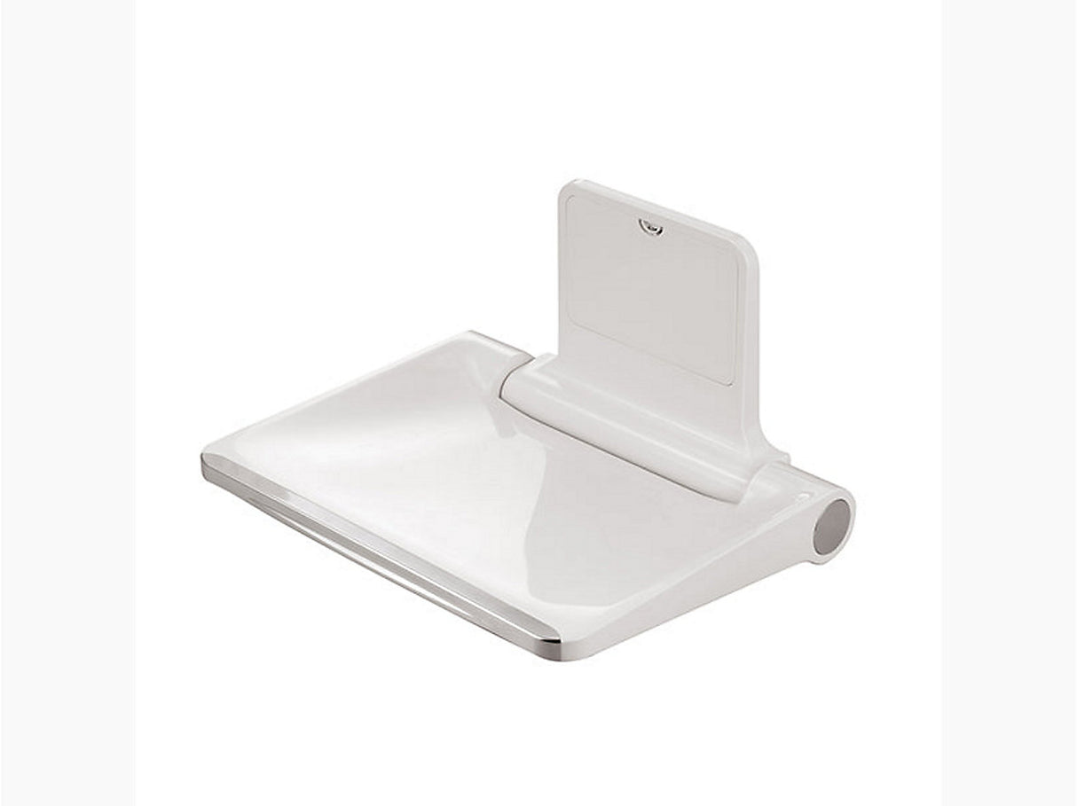 WALL HUNG SHOWER SEAT - KOHLER LUXURY - ( WHITE - LUXURY - 0x0 mm - 0inchX0inch )