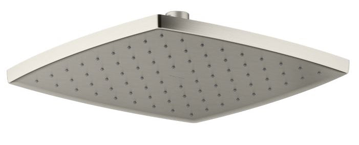 KALLISTA AIR-INDUCTION SOFT MODERN SQUARE SINGLE FUNCTION RAIN SHOWERHEAD W/O ARM - KOHLER LUXURY - ( BRUSHED NICKEL - LUXURY - 275x275 mm - 11inchX11inch )