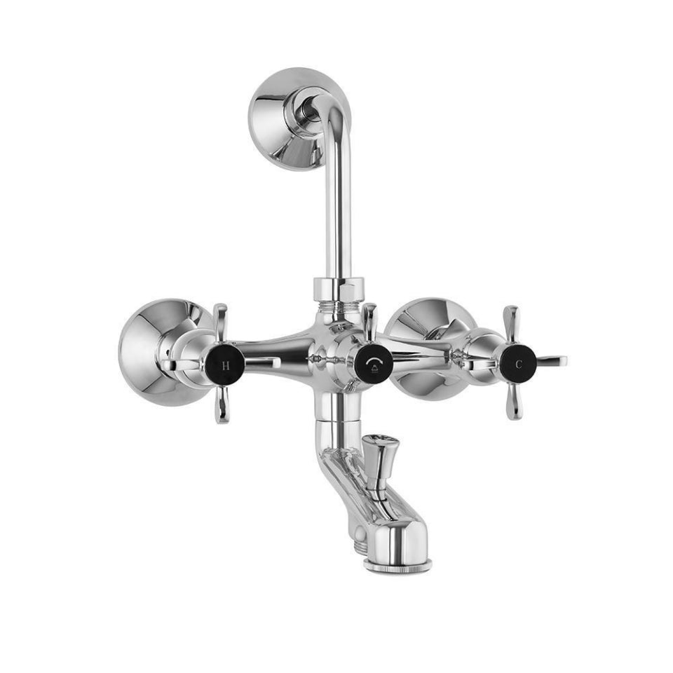 WALL MXR 3IN1 W/PROV.OVER HEAD&HAND SHWR - JAQUAR FAUCETS - ( CHROME - QUEENS PRIME - 0x15 mm - 0inchX0.5inch )