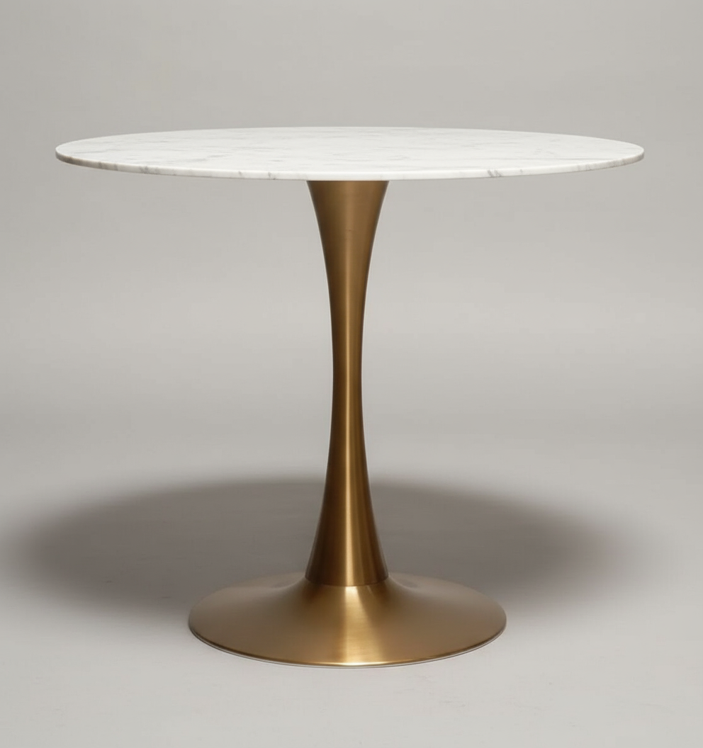 COFFEE TABLE FURNITURE SS BASE GALVIN GOLD FINISH MATT W/ PORCELAIN TOP - FURNITURE - ( - BUENA CASA - 0x902x749 mm - 0inchX36.08inchX29.96inch)