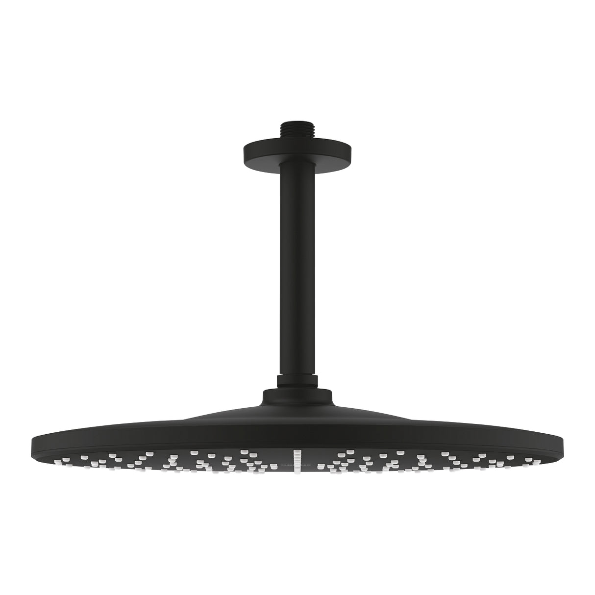 RAINSHOWER MONO 310 ROUND HEAD SHOWER SET 142 MM CEILING SHOWER ARM, 1 SPRAYS - GROHE - ( PHANTOM BLACK - G5 - RAINSHOWER - 0x310 mm - 0inchX12.4inch )
