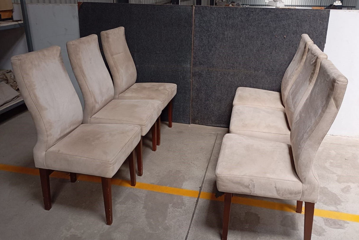 DC-BC-003 DINNING  CHAIR WOOD BASE W/FABRIC SOFT (SEATING H-470) - FURNITURE - ( - BUENA CASA - 432x457x749 mm - 17.28inchX18.28inchX29.96inch)