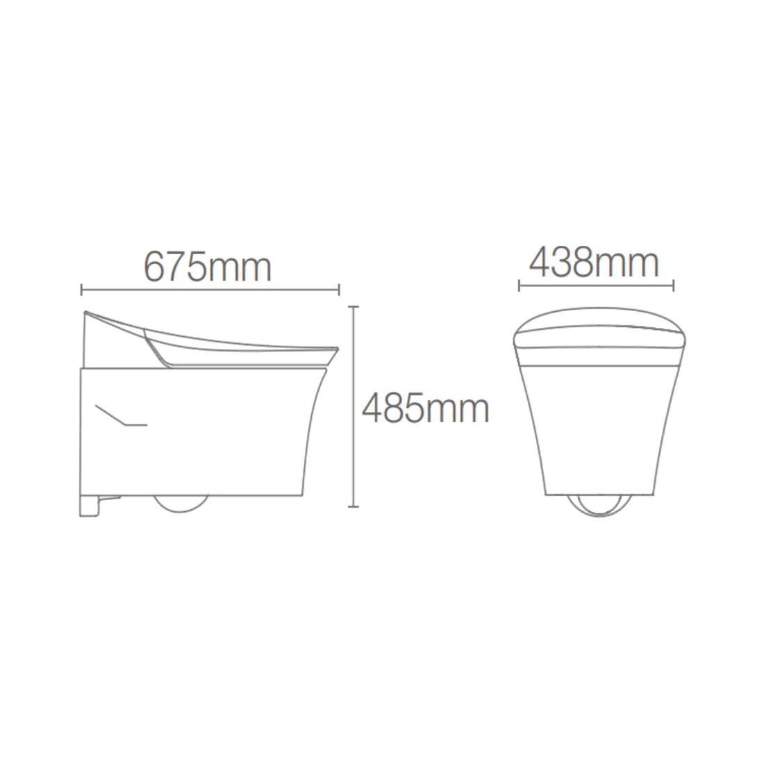 WALL HUNG INTELLIGENT EWC WITH SEAT COVER - KOHLER LUXURY - ( WHITE - LUXURY - 0x0 mm - 0inchX0inch )