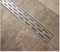 SHOWER CHANNEL DRAIN(TILE INSERT)W/O BASE - AQUANT - (304 STAINLESS STEEL - - 900x80 mm - 36inchX3inch)
