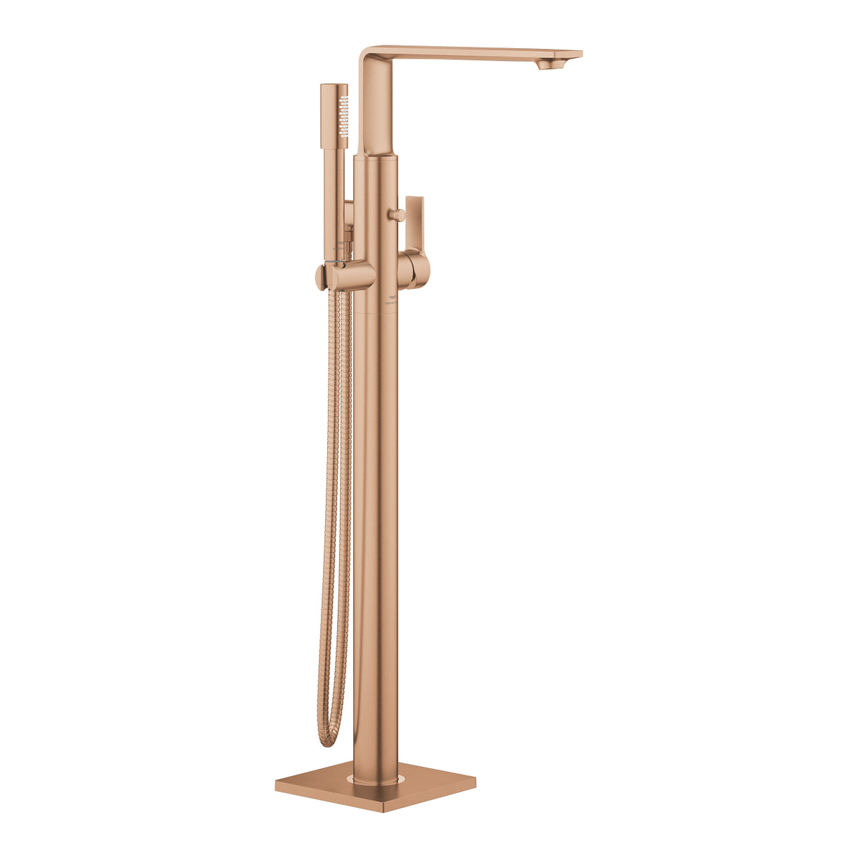 GROHE SPA ALLURE SINGLE-LEVER BATH MIXER 1/2 INCH, FLOOR MOUNTED - GROHE - (BRUSHED WARM SUNSET - G5-ALLURE - 0x15 mm - 0inchX0.5inch)