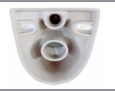 WALL HUNG WC W/NRML CLOSING S/COVER ( BOLT DISTANCE 9INCH) - ESSCO SWARE - ( WHITE - - 0x0 mm - 0inchx0inch )