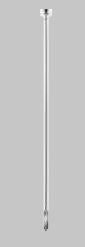 BRASS EXTENSION PIPE FOR CEILING MOUNTED BASIN TAP - AQUANT - ( CHROME - - 300x0 mm - 12inchX0inch )
