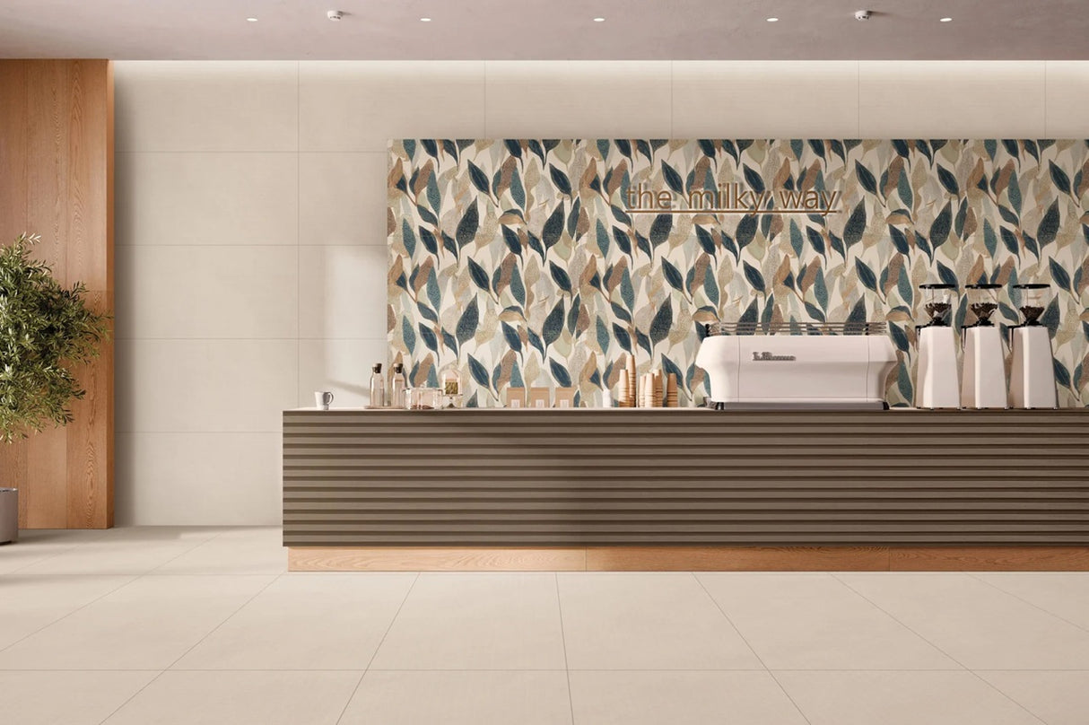 ROYAL CELESTINE BLOOM DECOR - CREANZA - ( - SHAPE+GLUE ART - 1200x600 mm - 48inchX24inch )