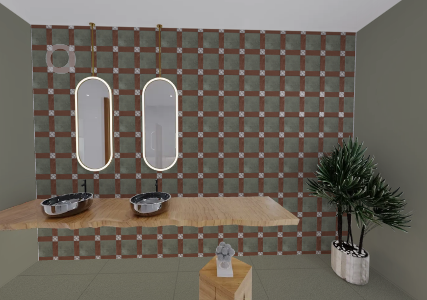 PRIME MO INOX GREEN - CREANZA - ( - CREANZA VITRIFIED MOROCCAN - 600x600 mm - 24inchX24inch )