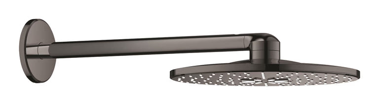 RAINSHOWER SMARTACTIVE 310 ROUND HEAD SHOWER SET 430 MM CEILING SHOWER ARM, 2 SPRAYS - GROHE - ( HARD GRAPHITE - G5 - 0x310 mm - 0inchX12.4inch )