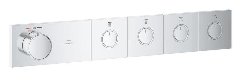 RSH AQUA THERMOSTAT TRIM 4 VALVES SMARTCONTROL - GROHE - (CHROME - GROHE - 0x15 mm - 0inchX0.5inch)