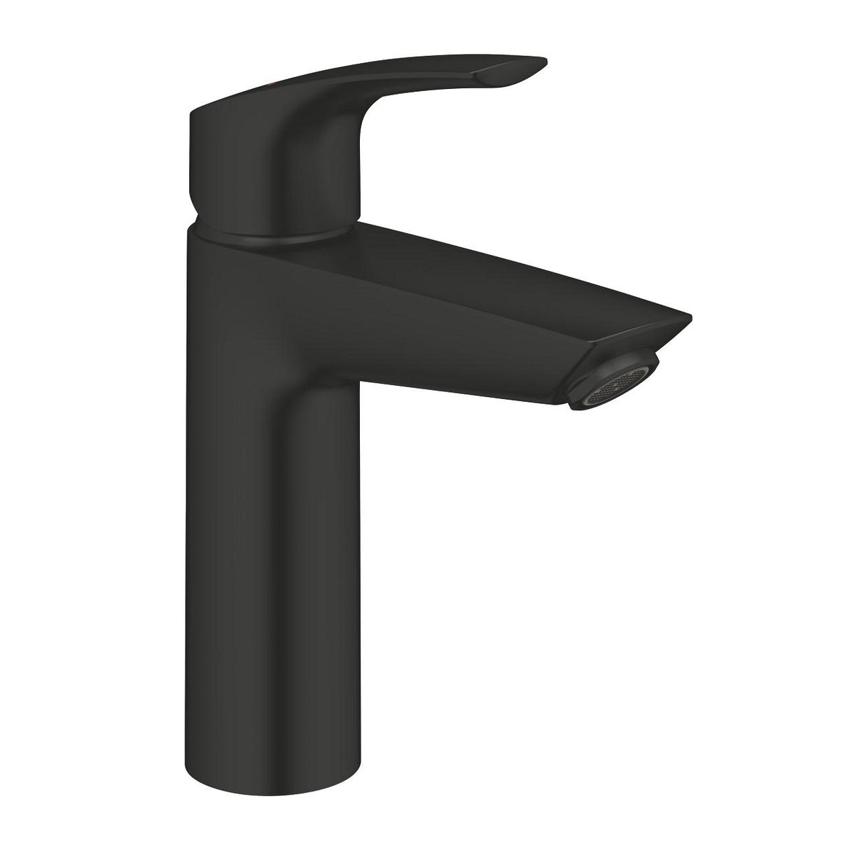 EUROSMART SINGLE - LEAVER BASIN MIXER M-SIZE SMOOTH BODY - GROHE - ( MATTE BLACK - G3 - EUROSMART 2021 - 0x15 mm - 0inchX0.5inch )