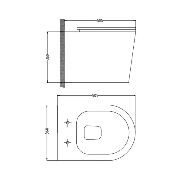 EWC WM STARC (P TRAP-190MM)- HINDWARE - ( STAR WHITE - ITALIAN - 530x370 mm - 21.2inchX14.8inch )