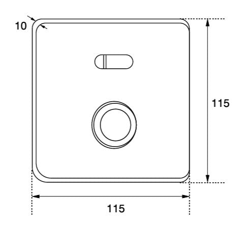 URINAL SENSOR AUTO & MANUAL VALUE - AQUANT - ( MATT BLACK - - 0x0 mm - 0inchx0inch )