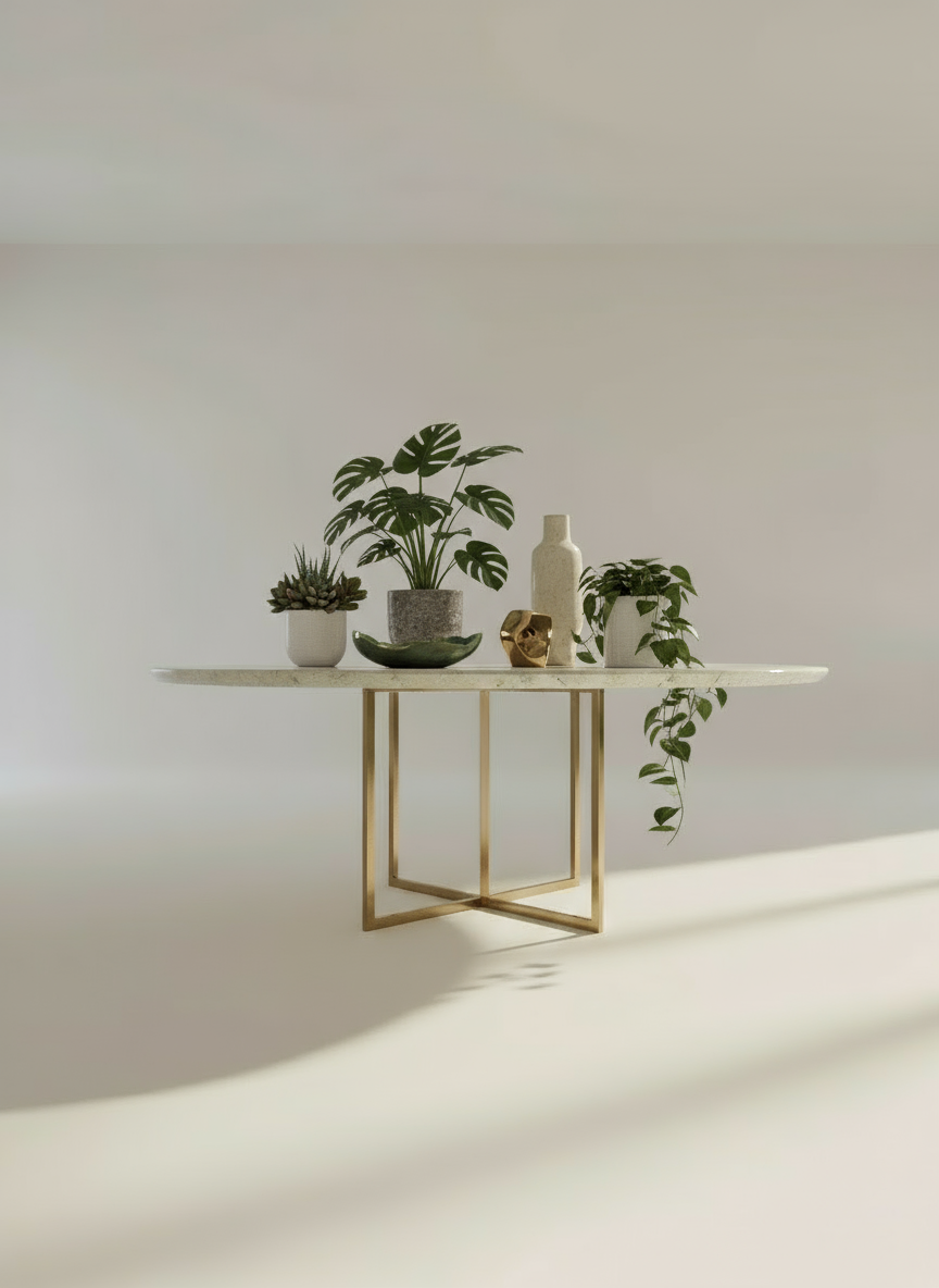 DAINA MARBLE COUNTER TOP - FURNITURE - ( - BUENA CASA - 0x556 mm - 0inchX22.24inch)