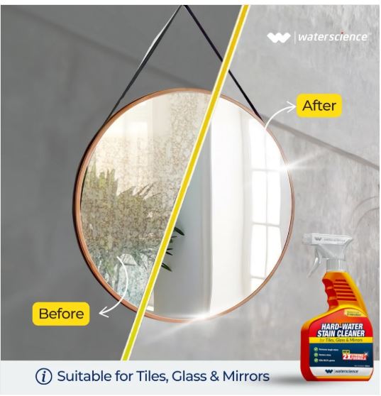 DESCALER HARD WATER STAIN CLEANERS FOR GLASS & MIRROR 500ML - SUNDRY - ( - WATERSCIENCE - 0x0 mm - 0inchx0inch )