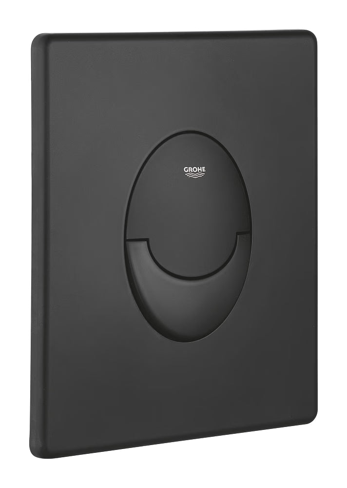 SKATE AIR FLUSH PLATE - GROHE - ( PHANTOM BLACK - G3 - SKATE AIR - 156x197 mm - 6.24inchX7.88inch )