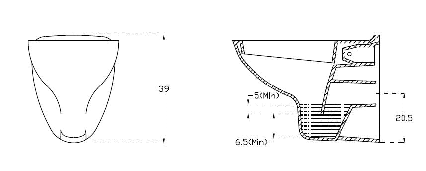 (PRUN) E.W.C W/M FLORA W/SEAT COVER ( BOLT DISTANCE 7INCH) - HINDWARE -  ( STAR WHITE - ART - 0x0 mm - 0inchx0inch )