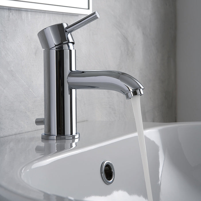 S/LBASIN MIXER SHORT BODY W/BRAIDED PIPE - ACQUAVIVA - ( - AQUADORN - 0x15 mm - 0inchX0.6inch )