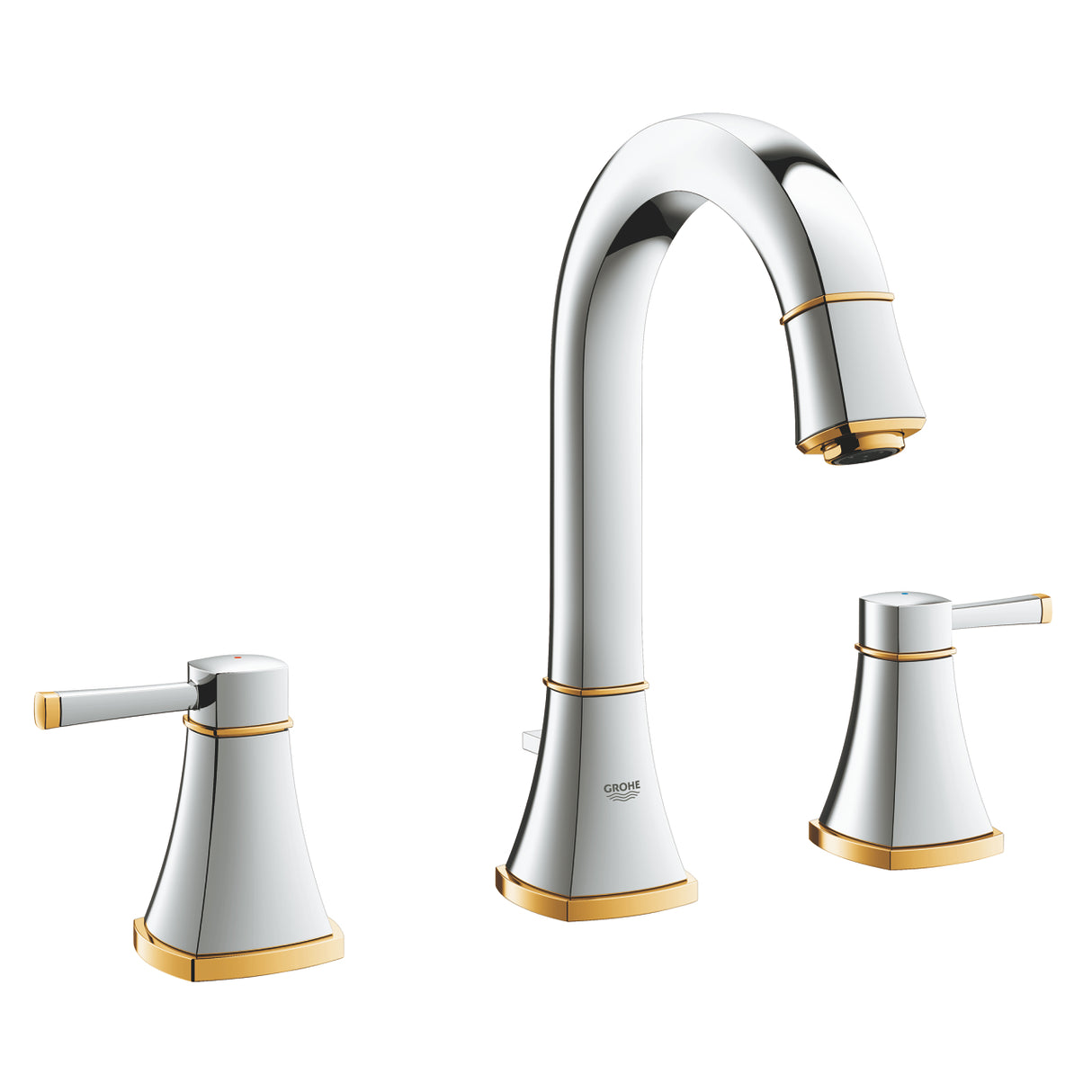 GRANDERA 3-HOLE BASIN MIXER WITH POP-UP, M SIZE - GROHE -  ( CHR-GOLD - G5 - GRANDERA - 0x15 mm - 0inchX0.6inch )
