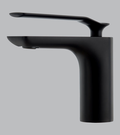 SL BASIN MIXER W/PIPES&WASTE COUPLING - AQUANT -  ( MATT BLACK -  - 0x0 mm - 0inchx0inch )