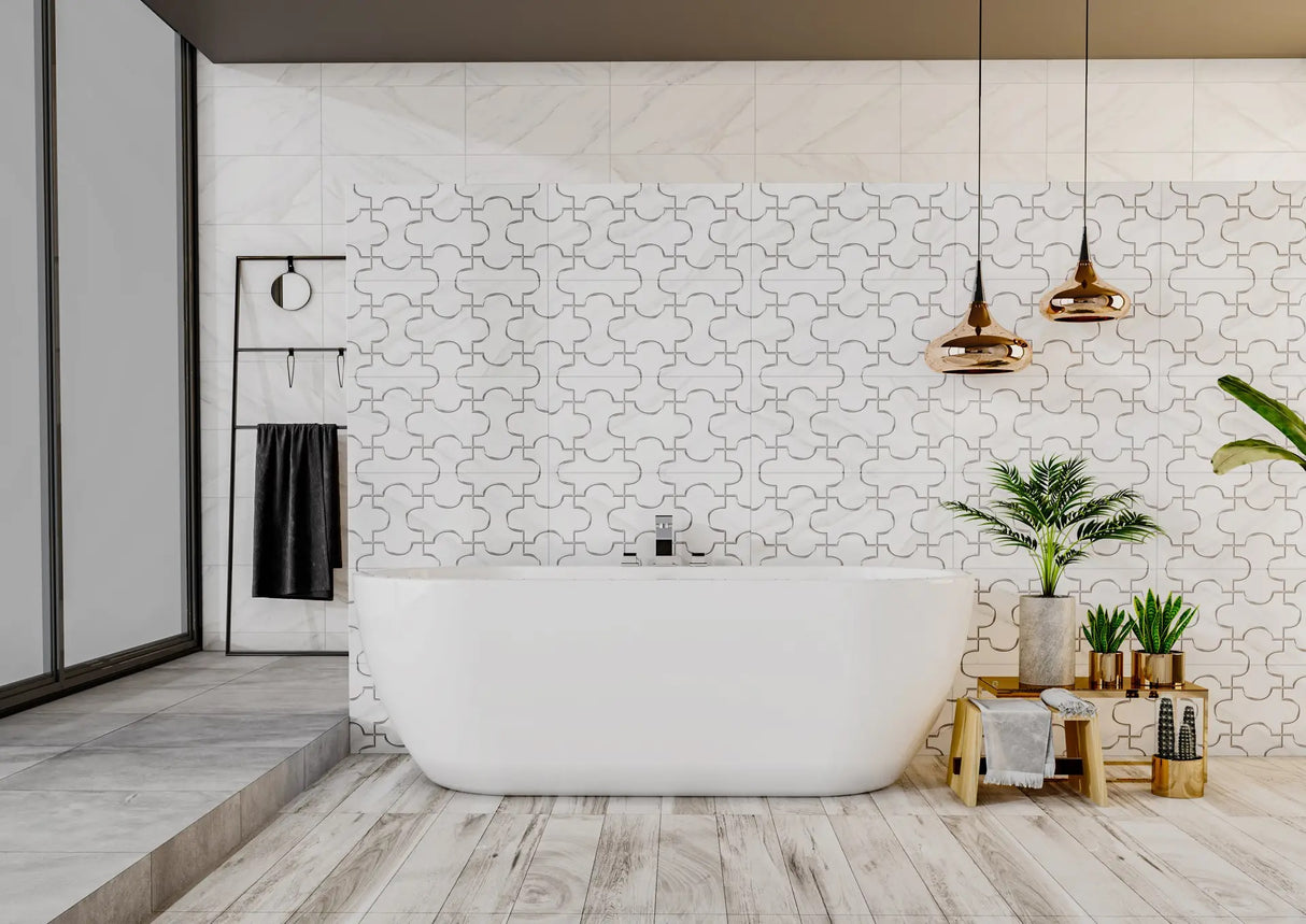 212 LIGHT - CHINA TILES -  (  - WALL METALIC - 600x300 mm - 24inchX12inch )