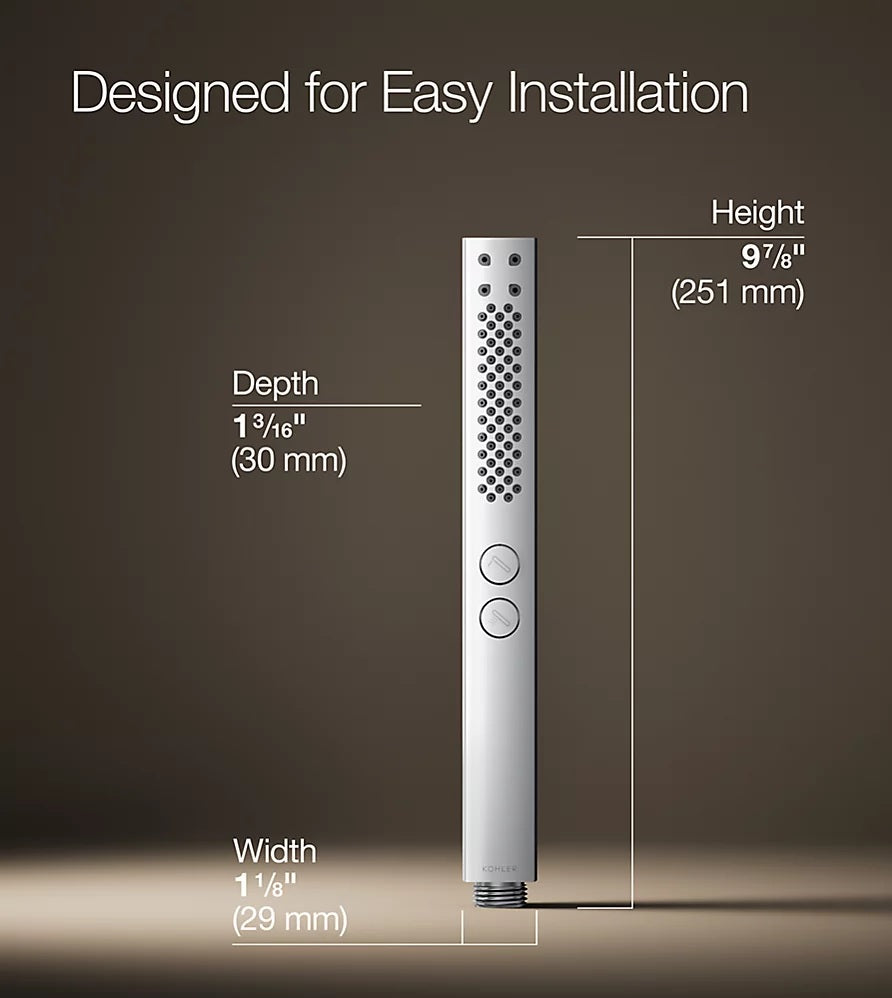 SQ MULTI FUNCTION HAND SHOWER W/HOSE - KOHLER PREMIUM -  ( POLISHED CHROME - PREMIUM - 0x0 mm - 0inchx0inch )