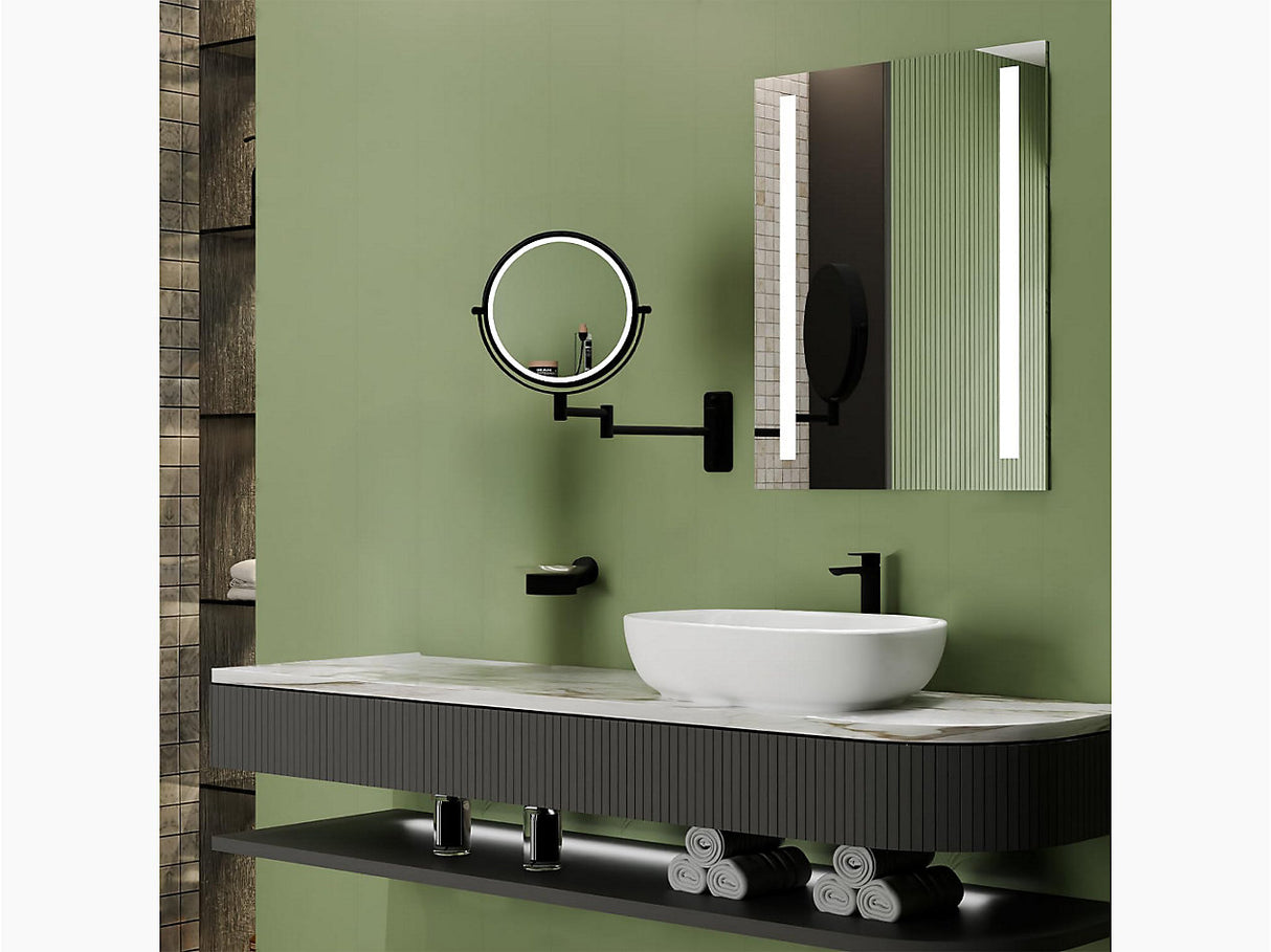 MODERNLIFE EDGE EXTENDABLE DETAILING ROUND LED MIRROR - KOHLER PREMIUM - ( - PREMIUM - 0x200 mm - 0inchX8inch )