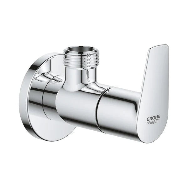 NEW BAUEDGE ANGLE VALVE 1/2INCH X 1/2INCH - GROHE-G2 - ( CHROME - G2 - BAUCOSMOPOLITAN - 12x12 mm - 0.5inchX0.5inch )