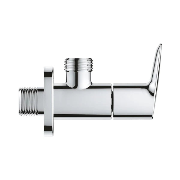 NEW BAUEDGE ANGLE VALVE 1/2INCH X 1/2INCH - GROHE-G2 - ( CHROME - G2 - BAUCOSMOPOLITAN - 12x12 mm - 0.5inchX0.5inch )