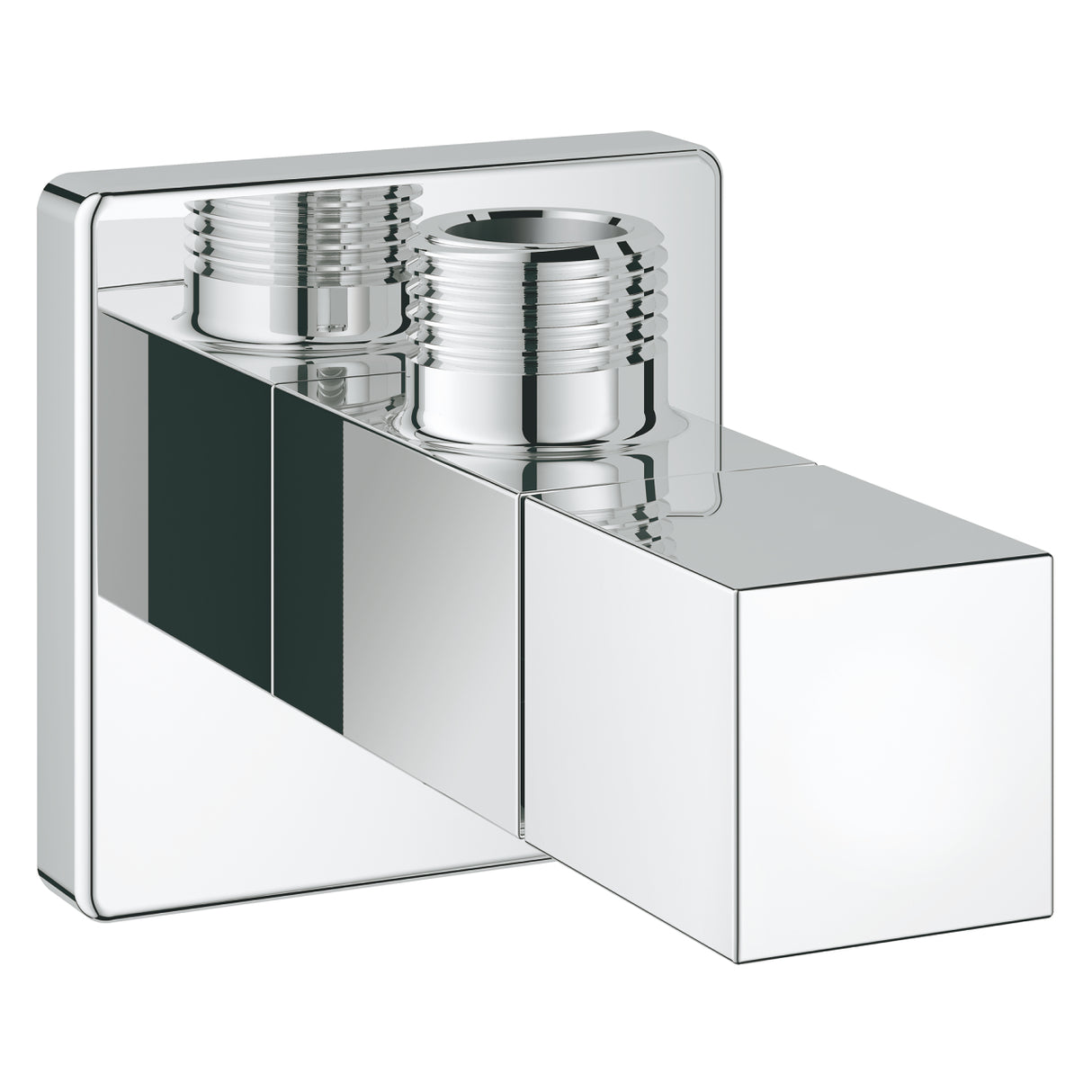 UNIVERSAL CUBE ANGLE VALVE 1/2INCH X 1/2INCH - GROHE - ( CHROME - G3 - EUROCUBE - 0x15 mm - 0inchX0.5inch )
