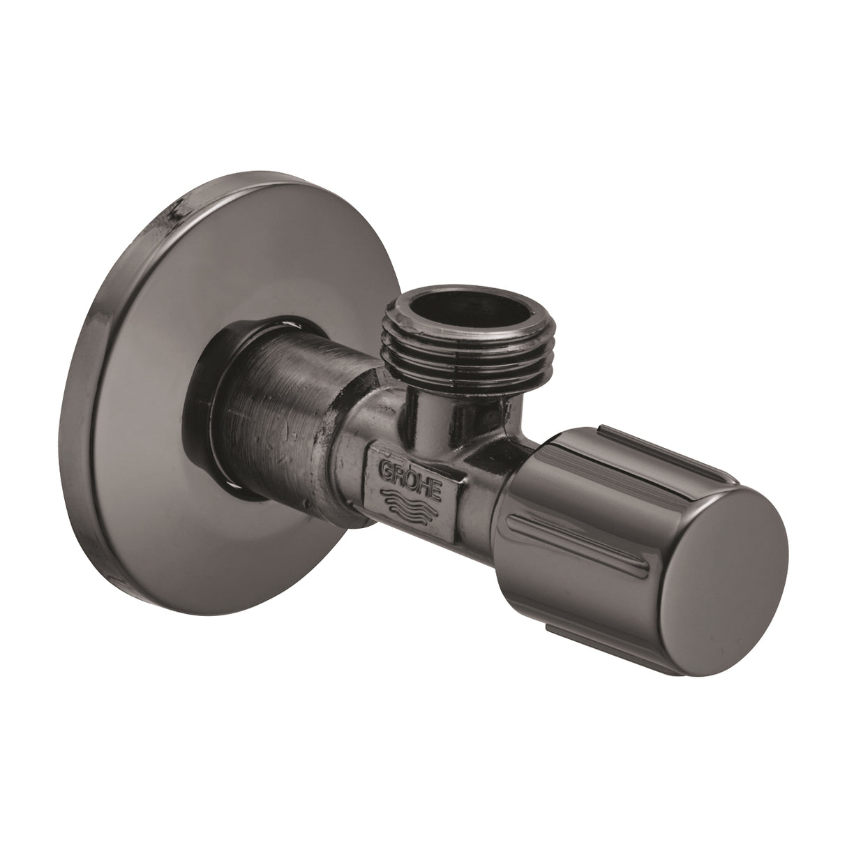ANGLE VALVE 1/2INCH X 1/2INCH - GROHE - ( HARD GRAPHITE - G5 - GROHE - 0x15 mm - 0inchX0.6inch )