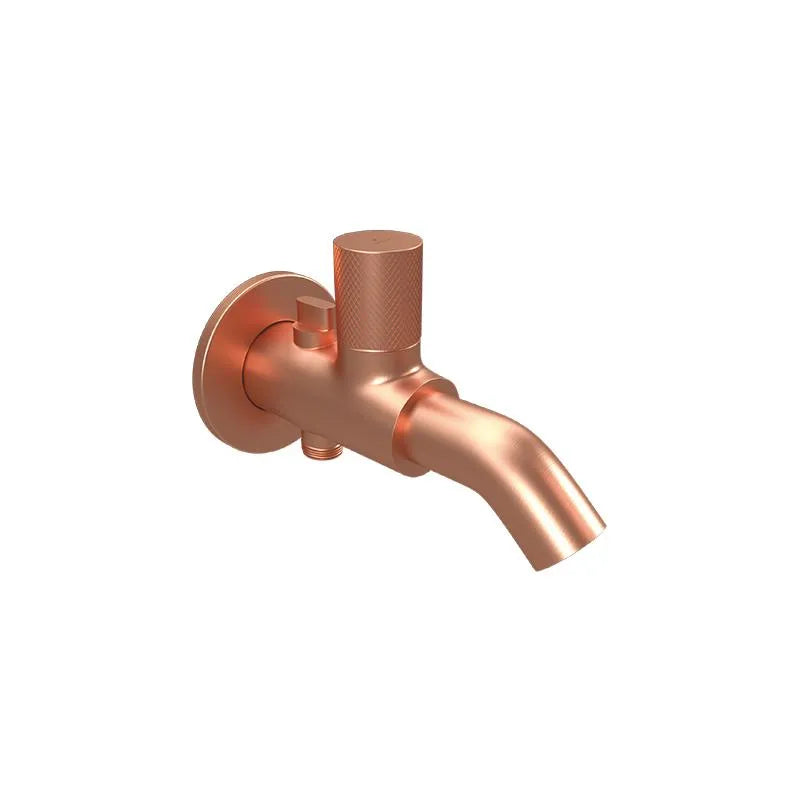 BIB COCK 2-WAY W/FLANGE - LUXELET - ( ROSE GOLD BRUSHED - SPECTRE - 0x15 mm - 0inchX0.5inch )