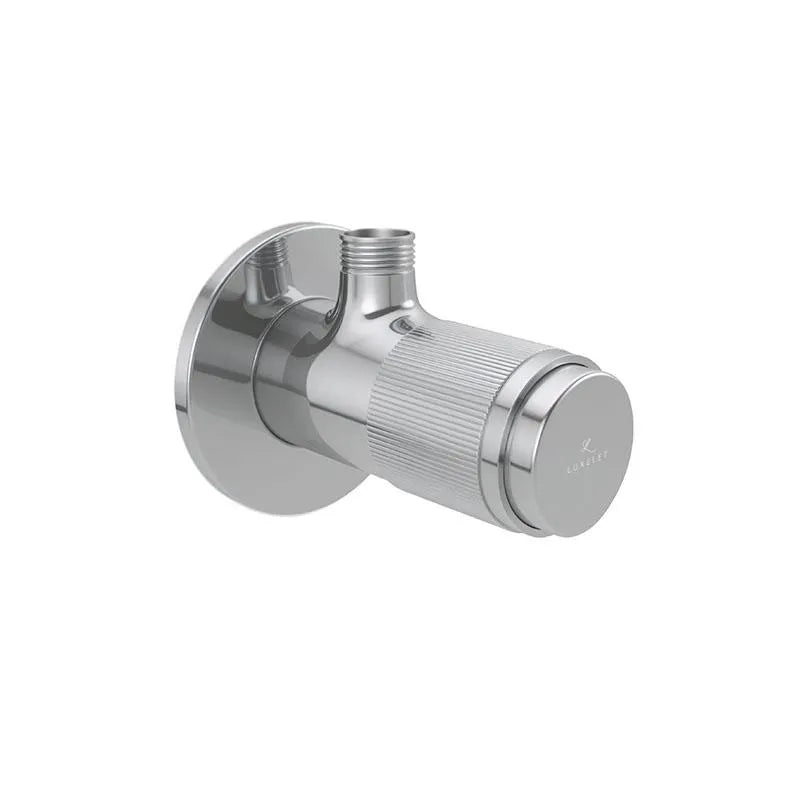 ANGLE COCK W/FLANGE - LUXELET - ( CHROME - GLORIO - 0x15 mm - 0inchX0.5inch )