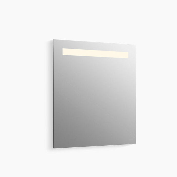 (PRUN) FOREFRONT-LED MIRROR WITH DIGITAL CLOCK & GOLD FRAME- KOHLER LUXURY - ( - LUXURY - 600x650 mm - 24inchX26inch)