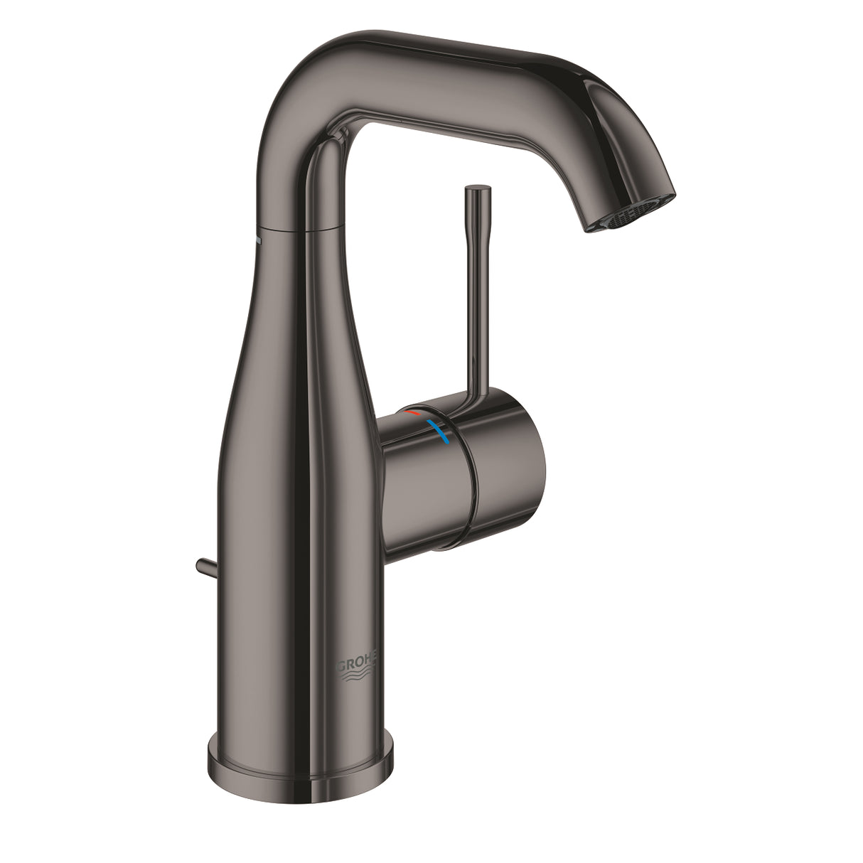 ESSENCE 1-HANDLE BASIN MIXER WITH POP-UP, M SIZE - GROHE -  ( HARD GRAPHITE - G5 - ESSENCE - 0x15 mm - 0inchX0.5inch )