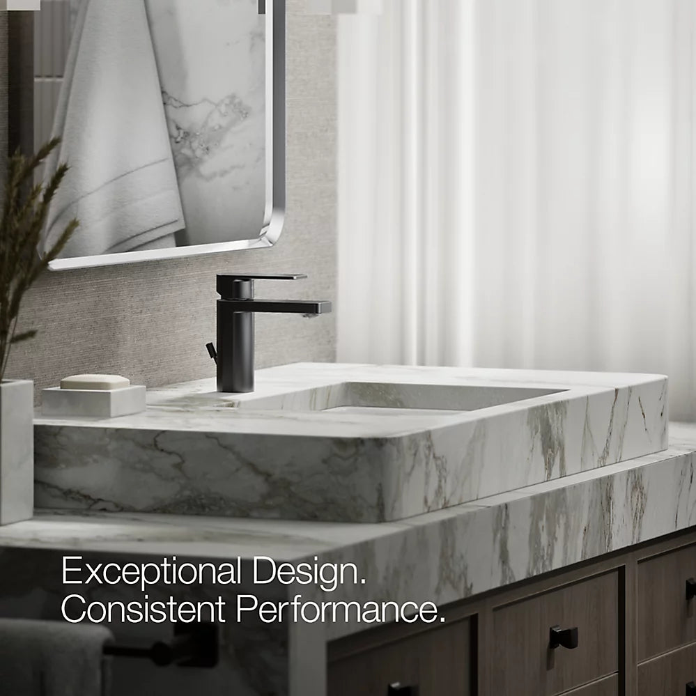 PARALLEL SC LAV FAUCET W/O DRAIN - KOHLER PREMIUM -  ( MATT BLACK - PREMIUM - 0x15 mm - 0inchX0.6inch )