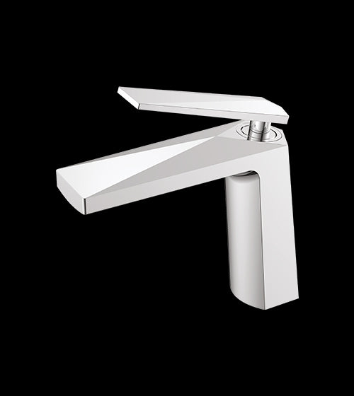 SINGLE LEVER BRASS BASIN MIXER FOAM FLOW (SHORT BODY) - AQUANT - ( CHROME - CRYSTAL - 0x15 mm - 0inchX0.6inch )