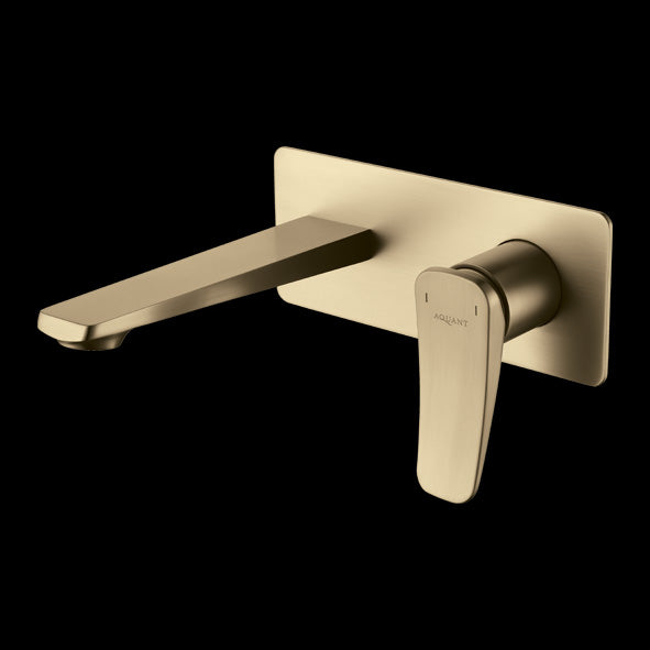 2563-BG - BRASS WALL BASIN MIXER - AQUANT - ( BRUSHED GOLD - - 0x0 mm - 0inchx0inch )