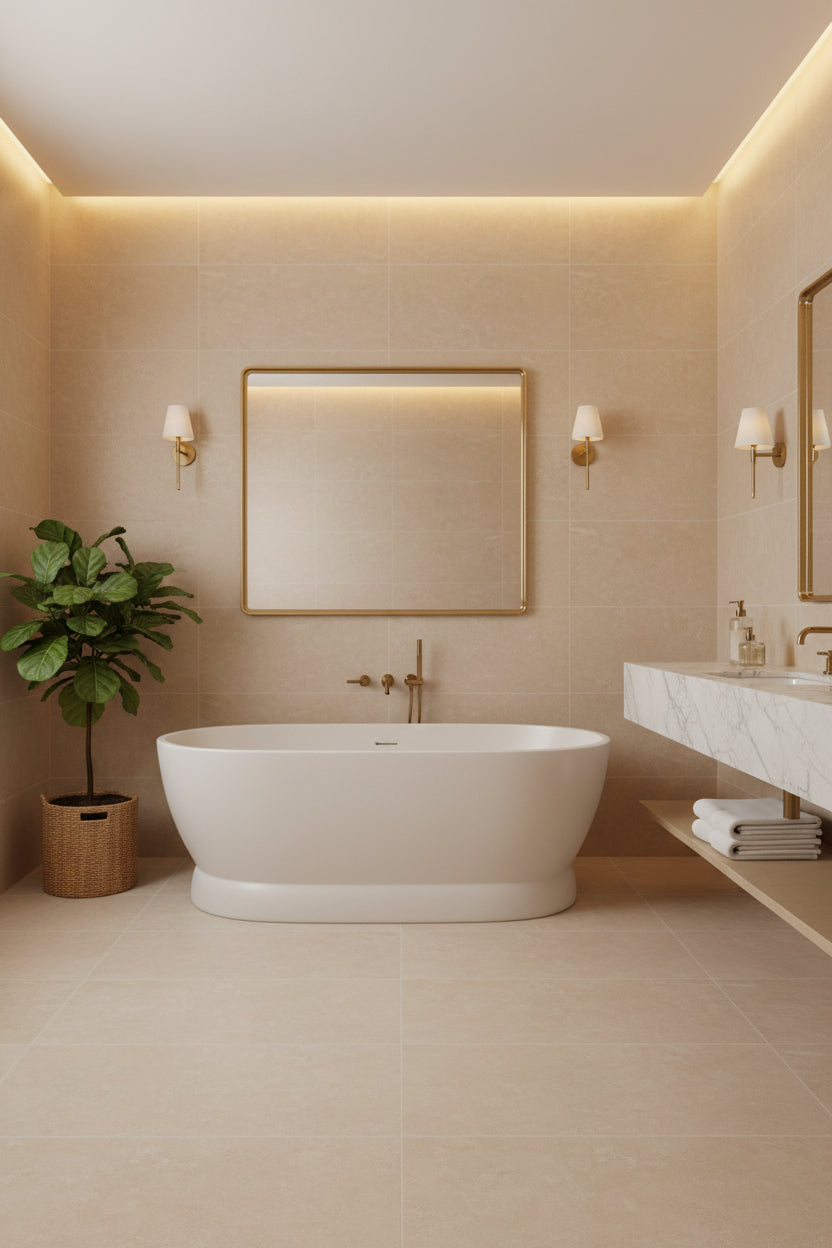 DELIMO LUX - INDIAN TILES - ( - CRIST MATT BASE - 1200x600 mm - 48inchX24inch)