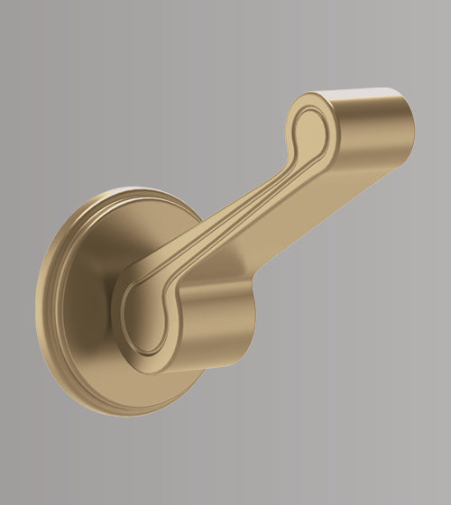 BRASS ROBE HOOK - AQUANT - ( BRUSHED GOLD - HERITAGE SERIES - 0x0 mm - 0inchx0inch )