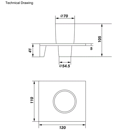 TUMBLER HOLDER - AQUANT -  ( GRAPHITE GREY - ACCESSORIES - 0x0 mm - 0inchx0inch )