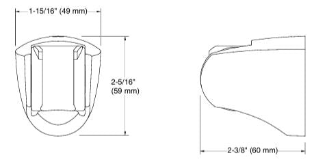 AWAKEN-HAND SHOWER BRACKET - KOHLER POPULAR - ( MATT BLACK - POPULAR - 0x125 mm - 5inchX0inch )
