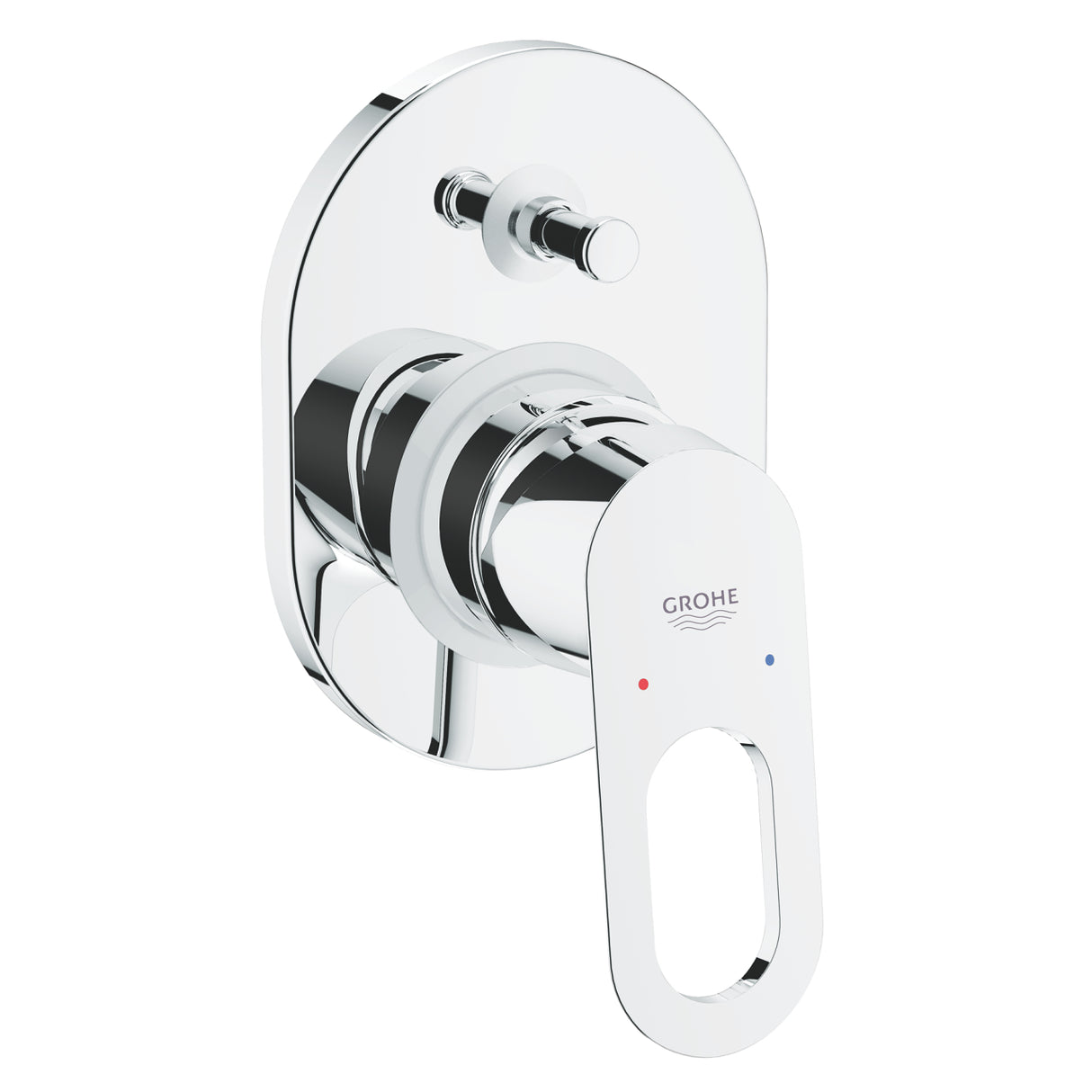 BAULOOP 1-HANDLE BATH/SHOWER MIXER - GROHE-G2 - ( CHROME - G2 - BAUCOSMOPOLITAN - 0x15 mm - 0inchX0.6inch )